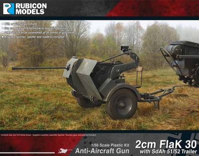 2cm FlaK 30 mit SdAh 51/52 - Rubicon Models 28mm