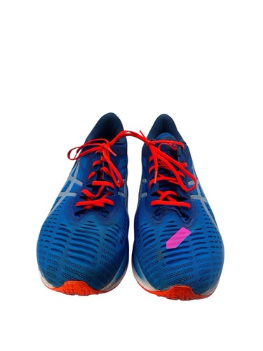 Asics Novablast Herren Größe 14 US Blau Athletisch Laufschuhe Turnschuhe 1011A681