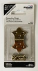National Hardware Decorative Hinges 1 5/16" X 2 1/4"  2 pack  (V1814)  NEW