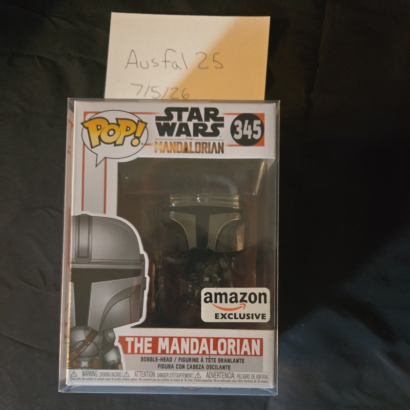 Funko Pop! Vinyl: Star Wars - The Mandalorian (Chrome) - Amazon (Exclusive) #355