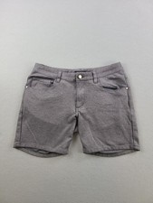 Steele pantaloncino uomo 28 grigio elasticizzato casual misto poliestere cucitura interna 5''