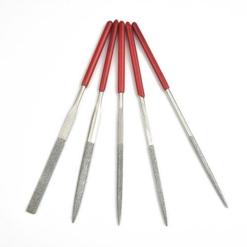 5x Diamond Coated Needle Smooth File Set Metal Working Craft Tool 14*0.3cm - Picture 10 of 13
