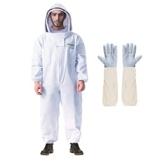 Professional Bee Suit for Men Women, Beekeeping Suit Beekeeper Suit with Glov...