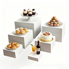 6PCS Buffet Risers  acrylic display risers  Dessert table display set  Display ...