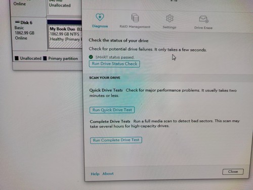 WD My Book Duo 4TB RAID External HDD, WD WDBLWE0160JCH-00, NO PSU READ DESC - Bild 5 von 5
