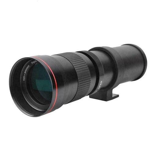 Telephoto Lens 420mm to 800mm F8.3 to F16 for D3300 D3400 D5100 D5200 - Picture 8 of 12