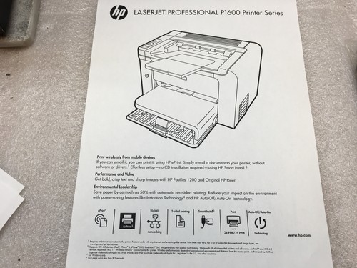 Impresora USB monocromática para grupos de trabajo HP LaserJet P1606dn CE278A 4K Pg Ct con tóner - Imagen 8 de 9