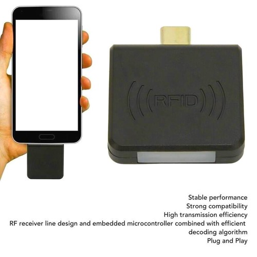 Portable Type C NFC Card Reader for 125KHz Mobile Phones Compatible Devices - Picture 10 of 12