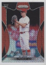2019 Panini Prizm Red Mojo Prizm 51/299 Daniel Ponce de Leon #44 0t2