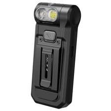 Fenix SW05R-RED LED Taschenlampe 150 Lumen Weißlicht Rotlicht USB-C Clip Schwarz