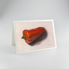 Orange Pepper - A5 High Quality 312gsm Blank Greetings Cards