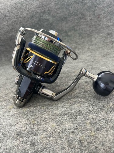 Mulinello Shimano Stella SW 8000PG Gear Jigging usato modificato da HG a PG #R53020 - Foto 8 di 8