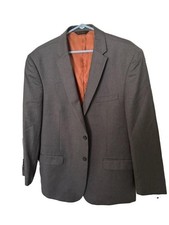 Joseph A. Bank Men's Slim Fit Charcoal Grey Two-Button Sport Coat Blazer 44R