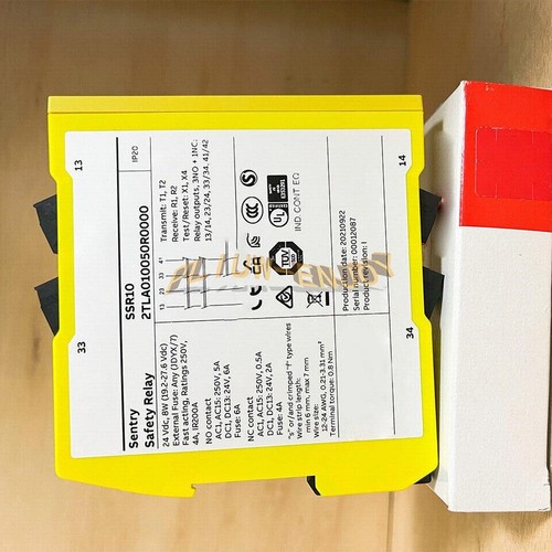 ABB 2TLA010050R0000 sentry SSR10 safety relay 24vdc new in box US Free TAX - Picture 8 of 9