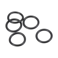 20pcs 23x19x2mm Nitrile Rubber O-Rings Metric Sealing Gaskets, Black