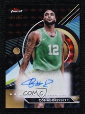 2023-24 Topps Finest Black Geometric Refractor /25 Oshae Brissett #FA-OB Auto