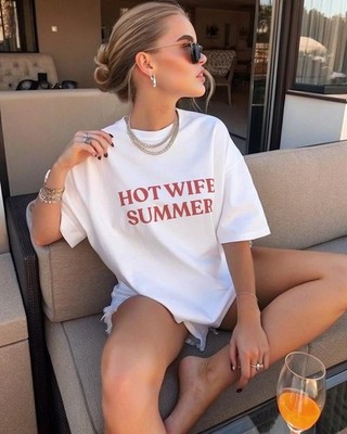 Hot Wife Summer TShirt, Funny Newlywed Shirt, Bachelorette Party Tee