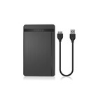 Portable 2.5inch SSDs HDD External Enclosure USB3.0 Interfaces Toolless