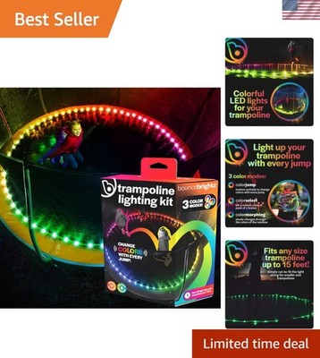 Bounce LED Trampoline Lights, Color Changing - Motion Sensing - Changes Color...