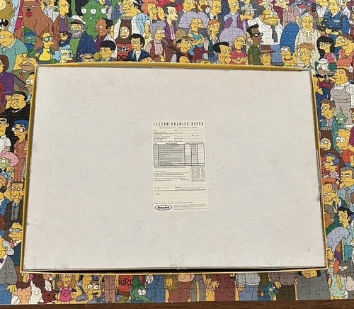 RARE Vintage 2001 The Simpsons Characters Limited Edition 1000pc Puzzle COMPLETE - Picture 6 of 9