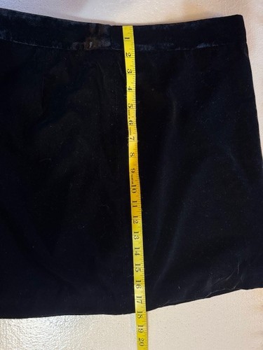 J. Crew Women’s Size 6 Black Velvet Mini Skirt WhimsyGoth Fairy EUC - Picture 6 of 8