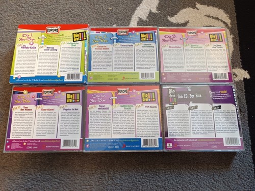 6x CD Box Set Die Drei !!! Ausrufezeichen Boxen Sammlung 18 Folgen - Bild 2 von 3