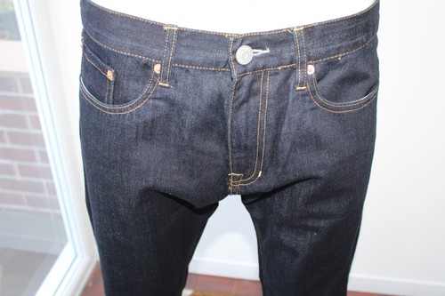 Herren Armani Exchange W33 L34 Jeans 33 Straight Dunkelblau Indigo J66 AX - Bild 11 von 20