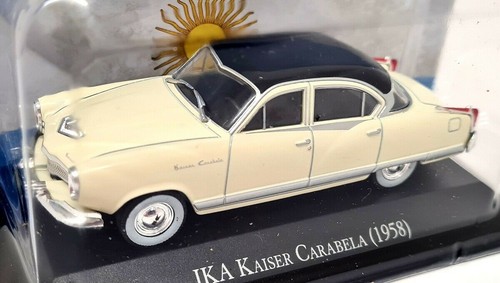 Altaya 1/43 - IKA Kaiser Carabela 1958 Cream Blister Packed Diecast Model Car - Picture 1 of 4