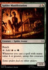 Spider Manifestation 148 Common Marvel's Spider-Man Magic: The Gathering NM