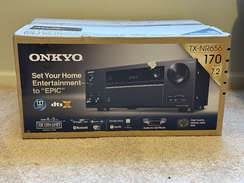 Onkyo TXNR656 7.2-channel Network A/V Receiver - Black - Picture 1 of 2