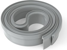 Shower Door Bottom Sweep Seal 36 Gray T Drip Vinyl Strip for Frameless Doors