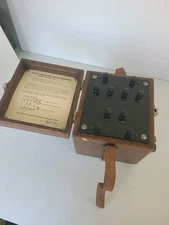Weston Electrical Instrument Potential Transformer Model 311 1958, Wood Box