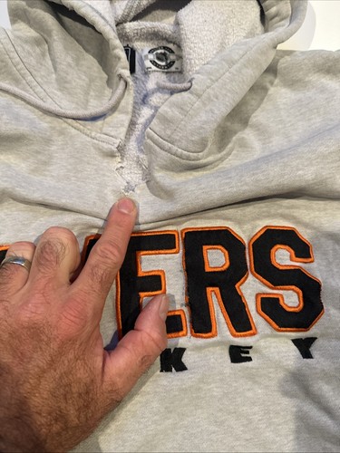 CCM Philadelphia Flyers Hockey Uomo 2XL Pullover Felpa con Cappuccio - Foto 4 di 9