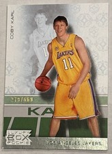 2007-08 Topps Luxury Box Rookie Bronze /669 Coby Karl #87 RC Los Angeles Lakers