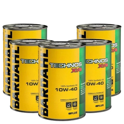 5 Liters Engine Oil Bardahl Technos XVS 10W-40 100% Synthetic ACEA A3