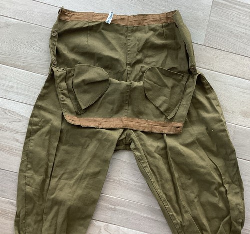 U.S. Military Army Officers WW1 Cotton Breeches, 29” Waist, “Montgomery Ward” - Picture 7 of 9