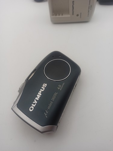 Olympus Digital Camera Mju Mini 4.0MP Black Digital Compact Camera Fully Works - Picture 6 of 9
