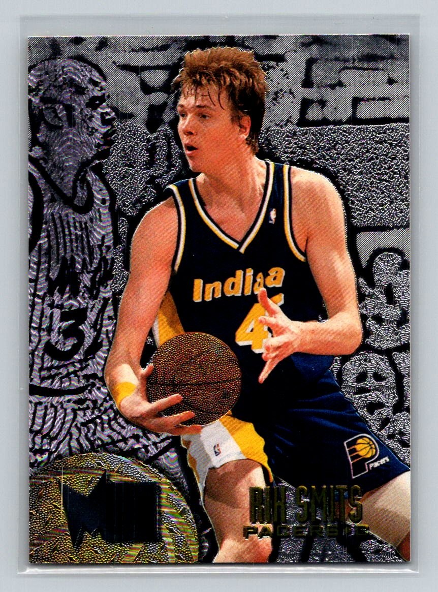 1995-96 Metal Silver Spotlight #46 Rik Smits Indiana Pacers Basketball Card