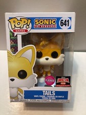NEW Funko Pop Games Sonic The Hedgehog Tails Flocked 641 Bad Box