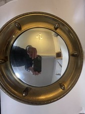 Gilt Butlers Convex Mirror