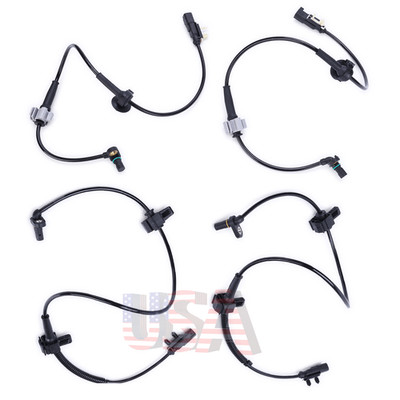 4x ABS Wheel Speed Sensors For Chevrolet Silverado Tahoe GMC Yukon Sierra V6 V8