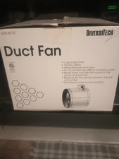10" Duct Fan 625-AF10  DiversiTech 650 CFM Output 