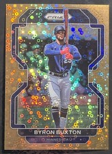 Byron Buxton 40/40 Gold Donut Circles 2022 Panini Prizm Minnesota Twins