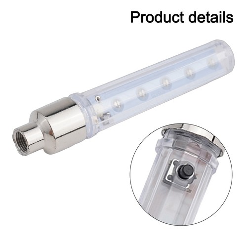 LED Wheel Light Valve Cap Light 2.95*0.55 Inch/7.5*1.4cm 5 Led By 3 AG10 - Picture 11 of 12