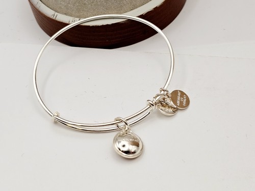 Alex Ani November Birthstone Swarovski Charm Bangle Topaz Bracelet Silver ✨️ - 第 9/13 張圖片