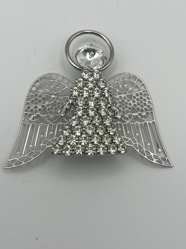 Silber Engel Brosche Anstecknadel - Bild 2 von 4