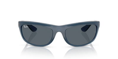 Ray-Ban Balorama Matte Opal Blue/Blue 62 mm Sunglasses RB4089