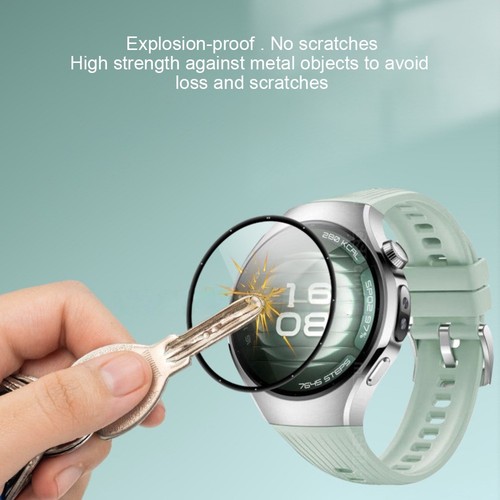 Folia ochronna na wyświetlacz do Huawei Watch 5 42mm 46mm z technologią Anti Smudge - Zdjęcie 11 z 14