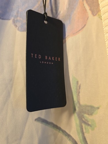 TED BAKER PRINTED DRAPED KNITTED WRAP SIZE 4 BNWT WAS €125 - Picture 5 of 17