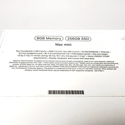 Mac Mini M1 Late 2020 8GB RAM 256GB SSD Silver Model A2348 ✅ MGNR3LL/A Priority! - Picture 11 of 20